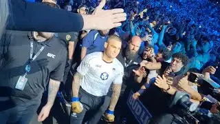 UFC 302 Dustin Poirier 💎 walkout FRONT ROW VIEW!!! Goosebumps!!!!