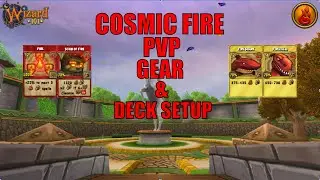 Wizard101: COSMIC FIRE (LVL 140) | PVP GEAR & DECK SETUP