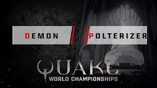 Quake - dem0n vs. polterizer [1v1] - Quake World Championships - EU Qualifier #2