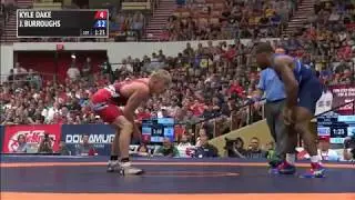 Jordan Burroughs, Sunkist Kids vs Kyle Dake, Titan Mercury WC - 2015 World Team Trials Bout 2
