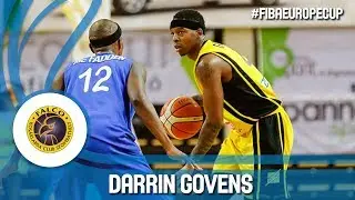 Darrin Govens (29pts. 11ast. 8reb. and 3stl.) helps Falco Vulcano soar over Karposh Sokoli
