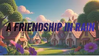 A friendship in rain #cartoon #babyanimal #animation #cute #cartoonanimals
