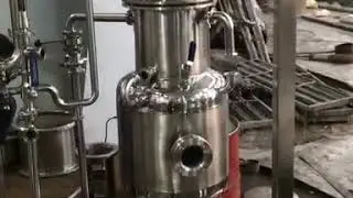 Falling film rotovap