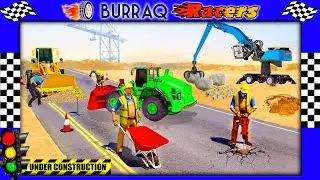 Grand Snow Excavator Simulator Road Construction Gameplay 🏗 ( Excavator Game Level 40 - 47 ) 🚨