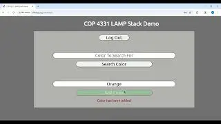 COP4331 Color Lab Recording