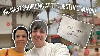 We went SHOPPING at THE DESTIN COMMONS! *beach shopping*