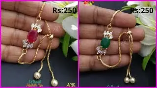 1 gram gold cz stone bracelets with price || buy online bracelets
