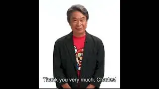 SHIGERU MIYAMOTO JUST SPOKE ENGLISH!!!