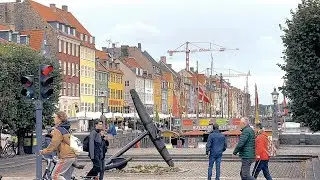 Copenhagen, Denmark: the view of city life, Copenhagen Walk 🇩🇰