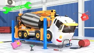 Concrete Truck Repair: Bringing the Heavy Mixer Back to Life | CONSTRUCTION VEHICLES