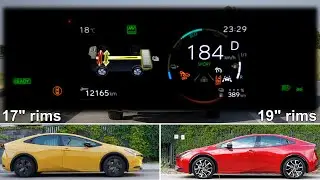 Toyota Prius 2.0l Plug-In Hybrid acceleration 0-60 mph 0-100 km/h top max speed GPS drag PHEV Prime