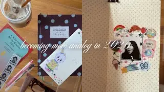how i'm going analog in 2026 (books, journaling, baking, etc)