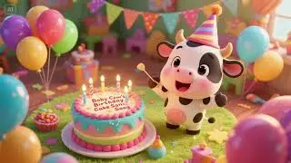 Baby Cow&rsquo;s Birthday Cake Song | Fun Nursery Rhymes & Kids Songs 🐄🎂🎶