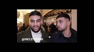 The Azim Brothers Hasan and Adam are happy to be on the undercard of their hero Amir Khan