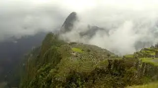 Machu Picchu Peru Drone HD Scene Video Background Landscape Loop