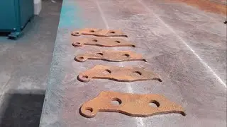 BRAKE BACKING PLATE STRAIGHTENING MACHINE