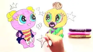 Dibuja y colorea a Menudititita - ksi meritos bebes