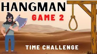 Trivia Quiz : Test your knowledge and Play HANGMAN  vs. Time ⏰ -  Game 2