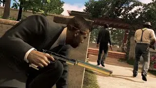 Mafia 3  -  GOLD Silentum Pistol Only Headshots