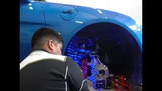 Motorquality alle prese con una scansione 3D del corner ruota anteriore dell&rsquo;ALPINE A110 R.