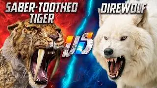 Саблезубый тигр против лютоволка