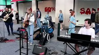 CREEP Radiohead | Zoe Clarke, David Hayden & Nico Pressel impromptu street performance