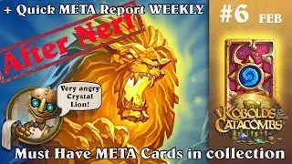 Most Popular cards from Kobolds, AFTER NERF.  [+ HEARTHSTONE QUIK META REPORT]  #6  ( FEB )