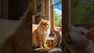 😰😤the kitten ate his ex-friend the рід котёнок съел свой бывший друг свинья😩 #cat #cutecat #aicat