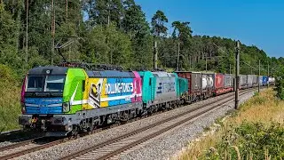 ICE-Verkehr, Adesso Rail Vectron, Metrans, FOX Rail, Press EuroRunner uvm. zw. W&uuml;rzburg und N&uuml;rnberg