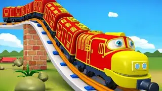 Chu Chu Train Cartoon video for kid's Fun - Toy Factory 🚝 #choochoo #train #cartoon 