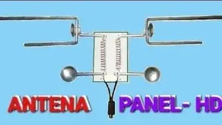😱Así se hace una Super Antena 📡 TV -   Con doble Bobina - Señal HD - TDT