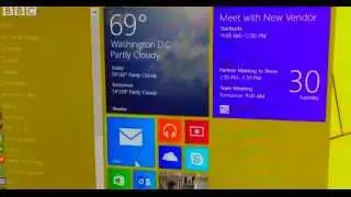 BBC News   Microsoft unveils Windows 10 system with Start Menu