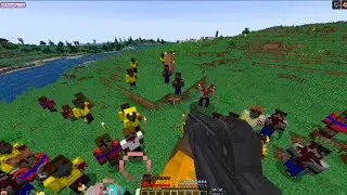 INSANE Zombie Horde Attack in Minecraft!
