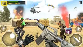 One man army commando vs enemy team attack.. best gun shutting android gameplay 2025 ... 