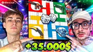 🏆RickyEdit y Niico GANAN 35.000$ JUGANDO al PARCHIS en SKINCLUB + SORTEO