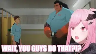 Calli reacts to the famous Dispatch's bathroom scene【Calli/HololiveEN】