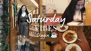 Saturday Vibes at Diggin CP ❤️🧿✨ || Chai & Outfit Glow || Day 361/365 ✅ || #vlog #dailyvlog