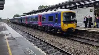 First Great Western Class 166 no. 166208 arriving at Maidenhead Station on 24/8/15