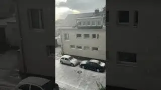 When the Sky Drops Ice Cubes 🧊🇩🇪