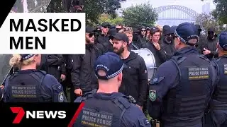 Premier tells police to unmask Sydney Neo-Nazis | 7 News Australia