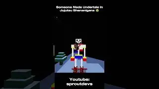 Someone Made Undertale In JJS 😭 #jujutsushenanigans #drip #gojo #battlegrounds  #jjk #anime #roblox