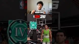 EVERY STARTER 4 ANIMATION IN NBA 2K26🔥👀 #gaming #nba2k26 #pakmxnn #tutorial #ronnie2k