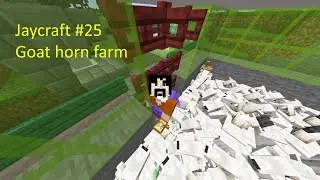 Goat horn farm (Minecraft Farms in 3 Minutes, Part 25 - Jaycraft SMP Java 1.19)