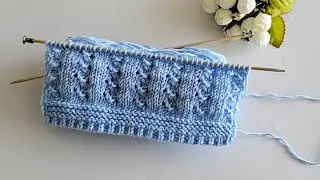 Easy and Wonderful Knitting Pattern Made with Two Needles #knitting #discover #handmade #pattern ...