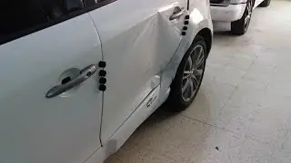 سمكرة السيارات في الجزائر تصليح صدمة قوية لسيارت ميغان جي تي لاين بدون طلاء يحي بوسعادة 0782769862