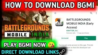 Battlegrounds Mobile India Download Issue Solved 100% | Unable to Download BGMI Problem fixed 100%