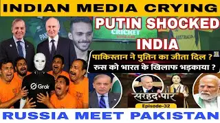 Putin Shakes Hands with Pakistan in SCO - Indian Media Goes Berserk! Reaction