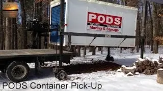 PODs Storage Container Pickup - Podzilla Hydraulic Lift