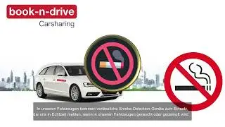 book-n-drive Carsharing - Rauch und Dampfverbot