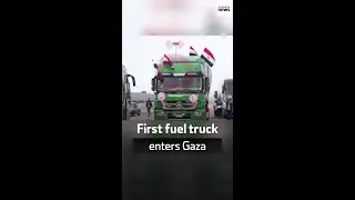 First fuel truck enters Gaza